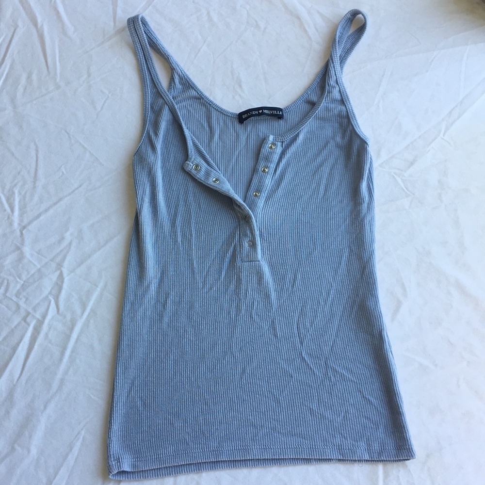 Brandy Melville light blue tank top !